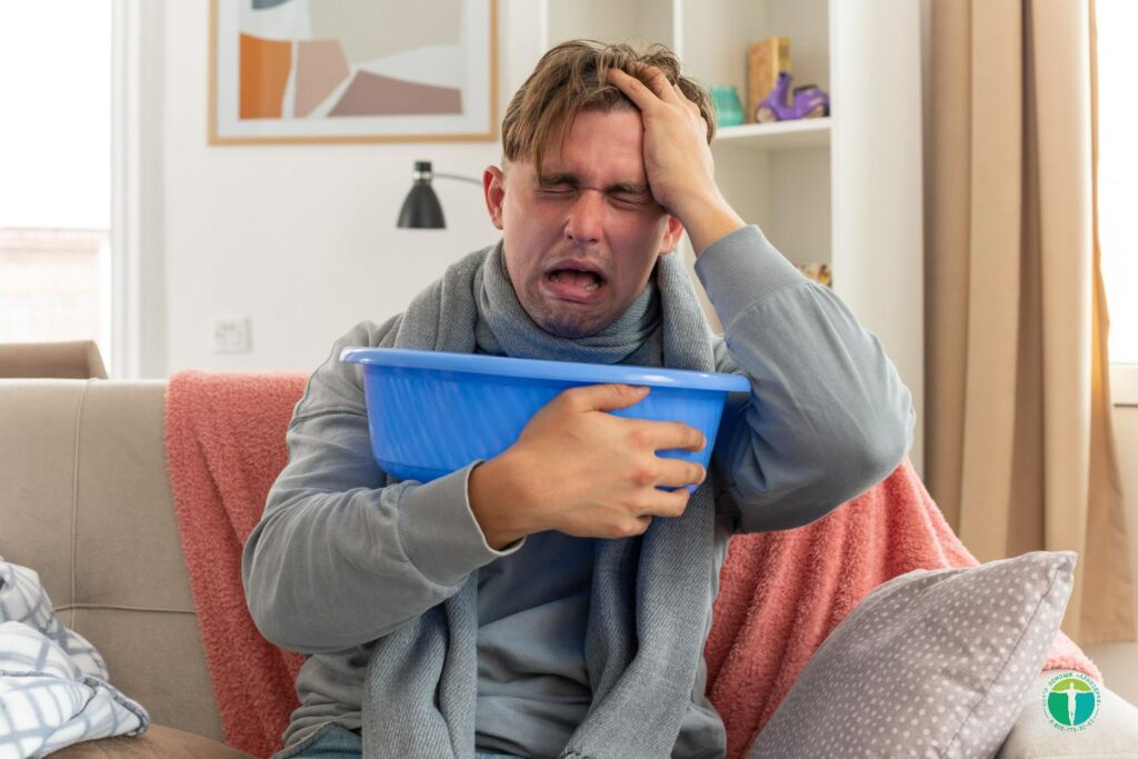 Рвота с кровью после алкоголя